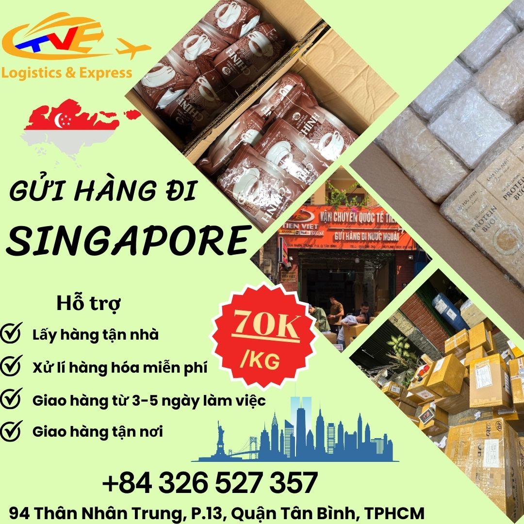 Gửi hàng đi Singapore